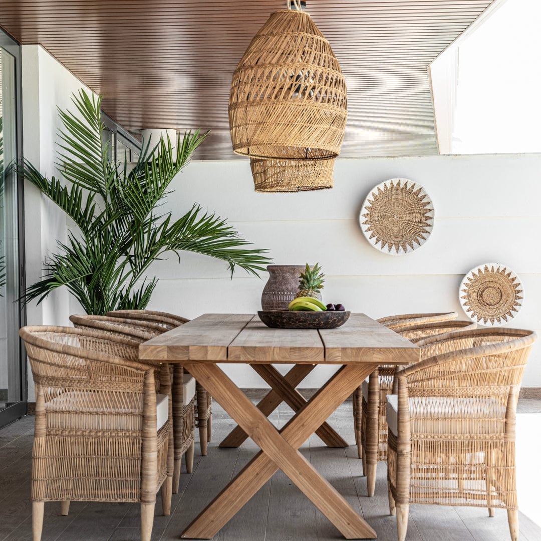 Table d'extérieur Bornéo | Naturelle