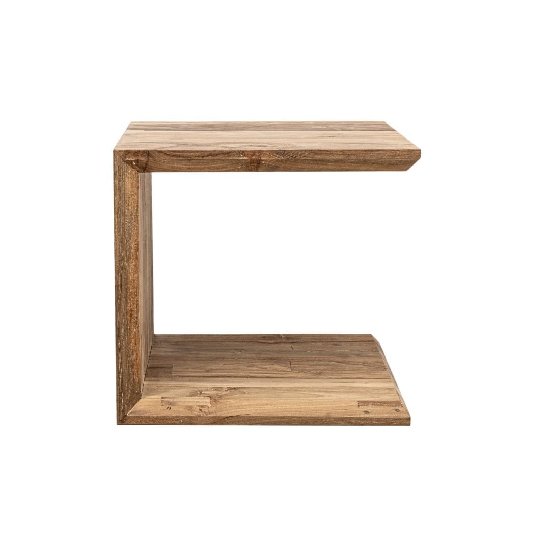 Table d'appoint en teck Buru | 50 x 46 x 57 cm