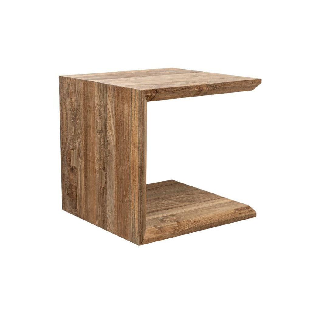 Table d'appoint en teck Buru | 50 x 46 x 57 cm