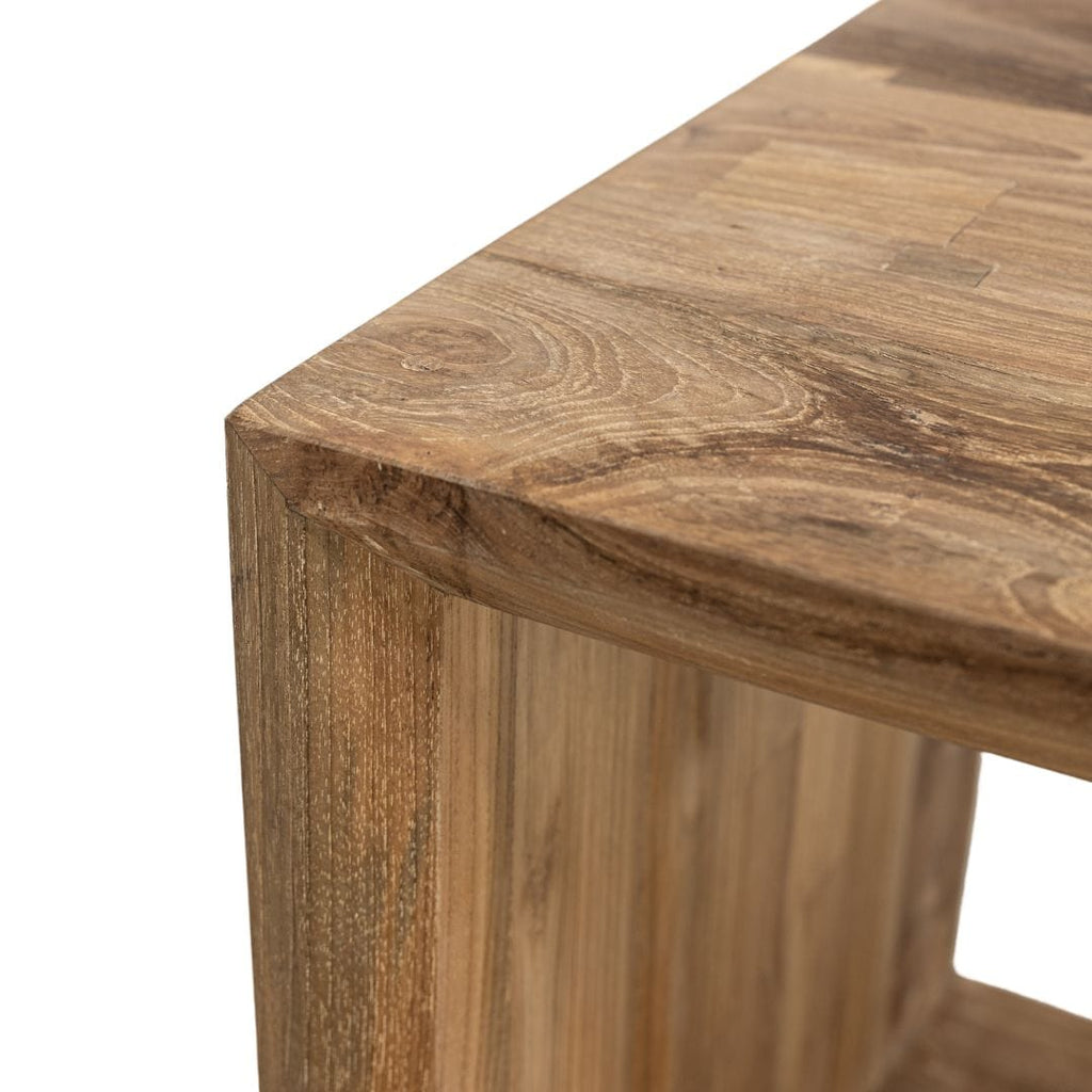 Table d'appoint en teck Buru | 50 x 46 x 57 cm