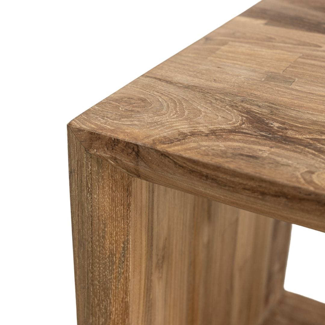 Table d'appoint en teck Buru | 50 x 46 x 57 cm
