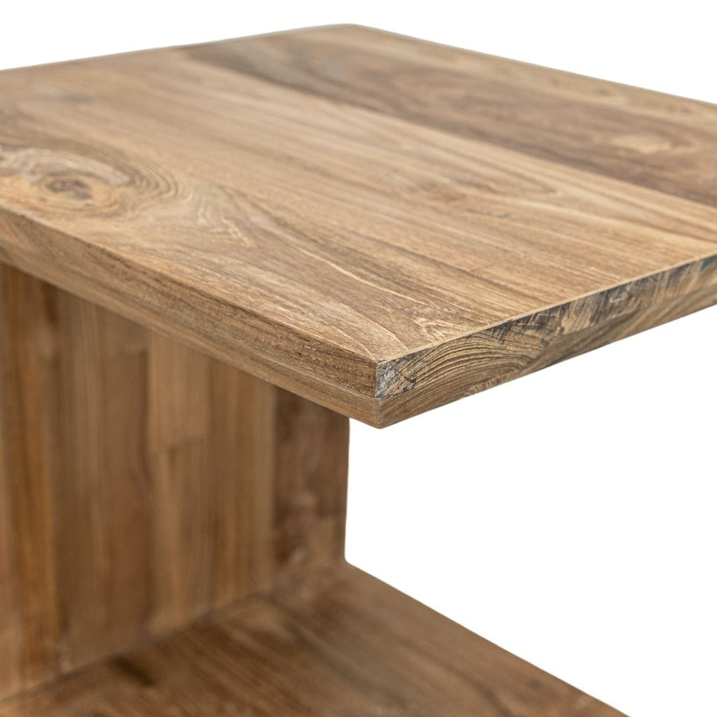 Table d'appoint en teck Buru | 50 x 46 x 57 cm