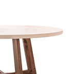 Table de salle à manger Dara en microciment | 120 cm | Sable