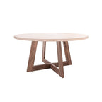 Table de salle à manger Dara en microciment | 120 cm | Sable