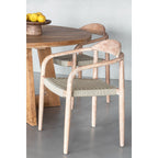 Chaise d'extérieur en eucalyptus | Sable