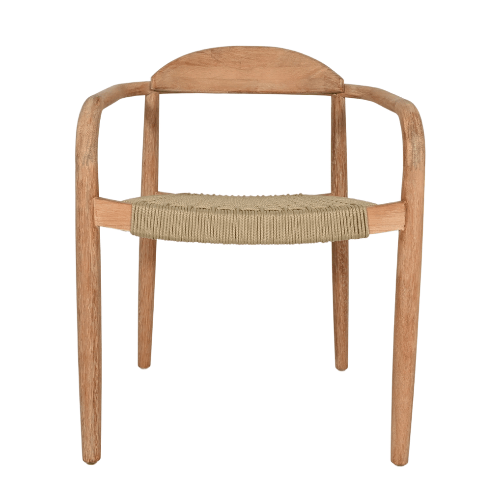 Chaise d'extérieur en eucalyptus | Sable