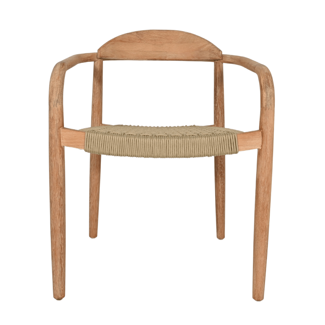 Chaise d'extérieur en eucalyptus | Sable