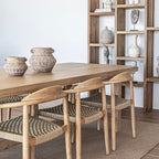 Chaise d'extérieur en eucalyptus | Sable