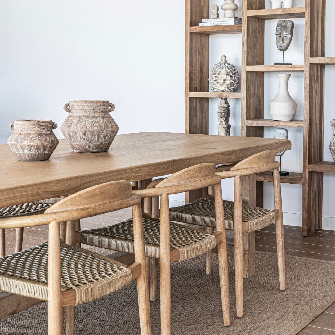 Chaise d'extérieur en eucalyptus | Sable