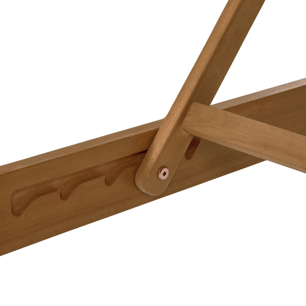 Bain de soleil en eucalyptus | 200 x 70 x 37 cm