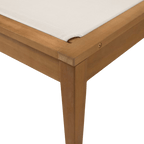 Bain de soleil en eucalyptus | 200 x 70 x 37 cm