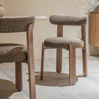 Chaise de salle à manger Halea couleur moka