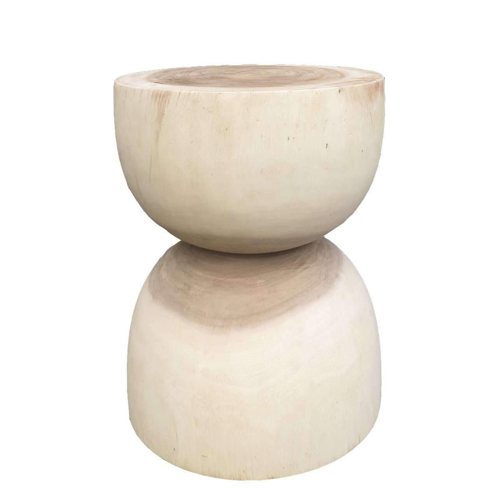 Tabouret en forme de sablier