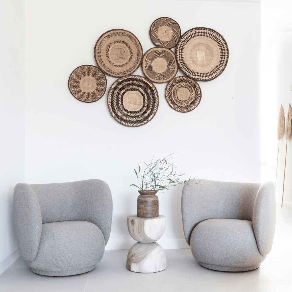 Tabouret en forme de sablier