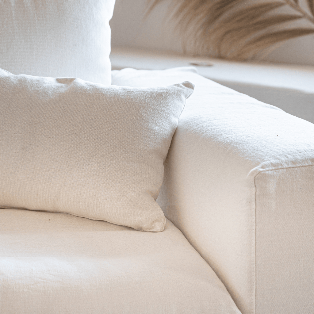 Canapé d'angle en lin Ibiza Haven | 270 x 105 / 270 x 70 cm