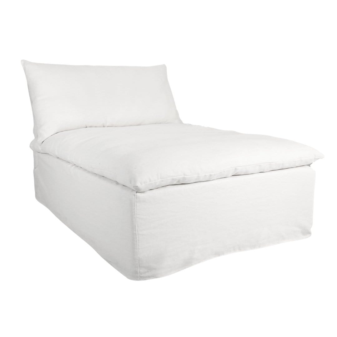 Canapé Méridienne en Lin Tarifa | 105x160x80cm