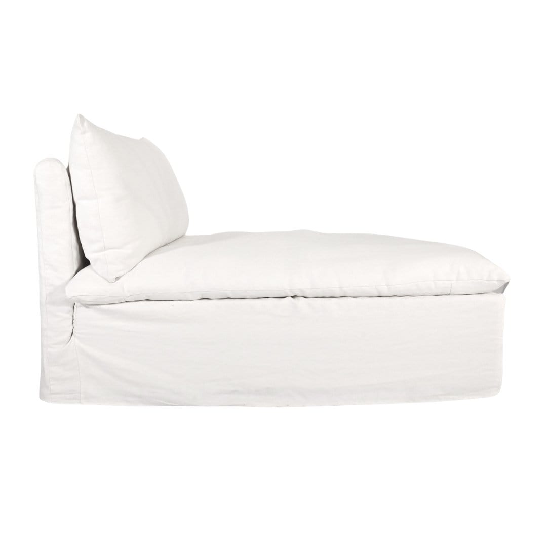 Canapé Méridienne en Lin Tarifa | 105x160x80cm