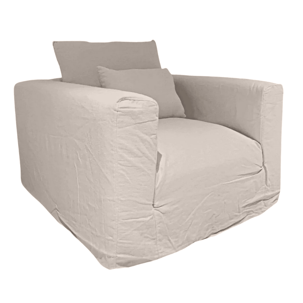 Canapé une place en lin Ibiza