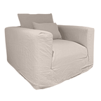 Canapé une place en lin Ibiza