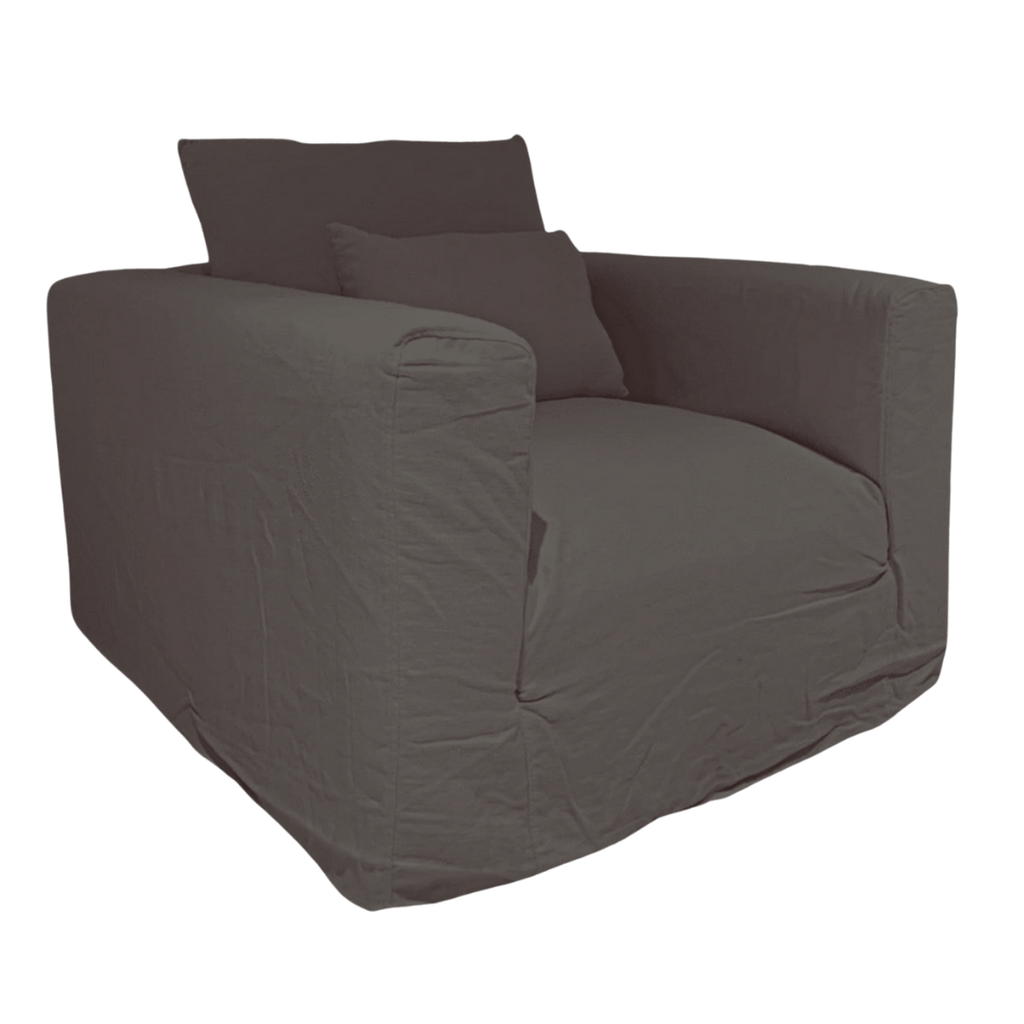 Canapé une place en lin Ibiza