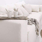 Canapé Ibiza en lin | 245 cm