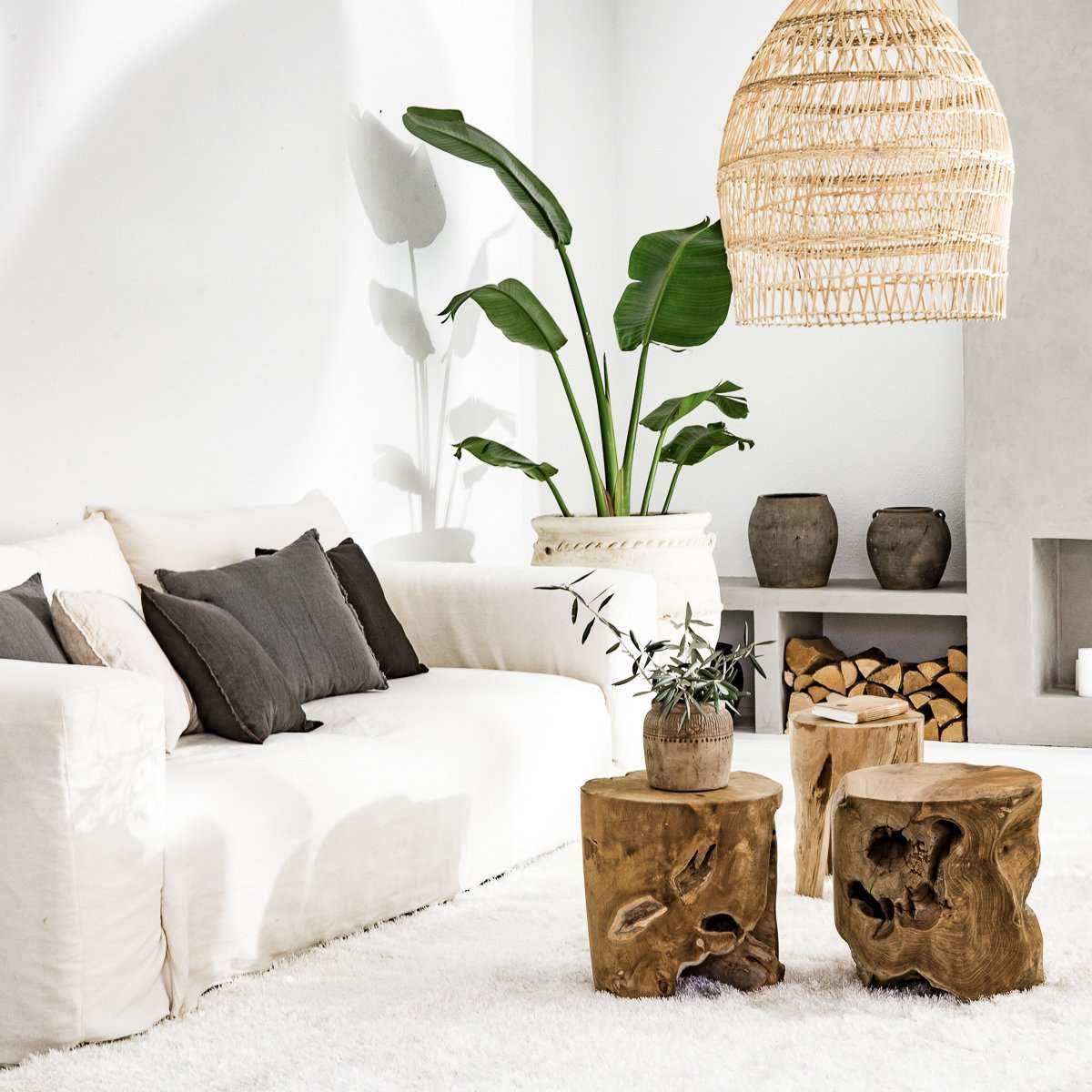 Canapé Ibiza en lin | 245 cm