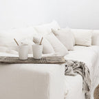 Canapé Ibiza en lin | 280 cm