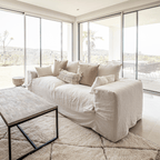 Canapé Ibiza en lin | 280 cm