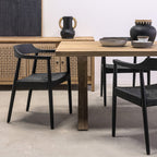 Chaise de salle à manger Isha | Noire