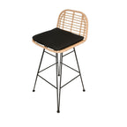 Tabouret de bar Jaipur | Noir