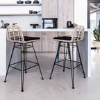 Tabouret de bar Jaipur | Noir