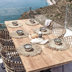 Chaise d'extérieur en rotin Jaipur | Noire