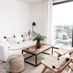 Pouf en jute | 50 x 35 cm