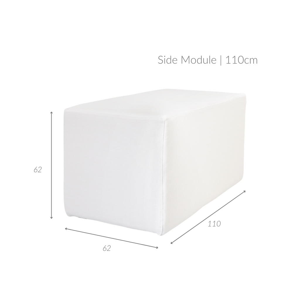 Module latéral Laguna Linen | 110 x 60 x 65 cm