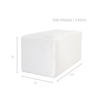 Module latéral Laguna Linen | 110 x 60 x 65 cm