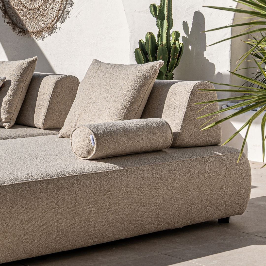 Coussin traversin d'extérieur Lagos | 15,7 x 51 cm