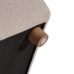 Pieds en bois de teck de Lagos