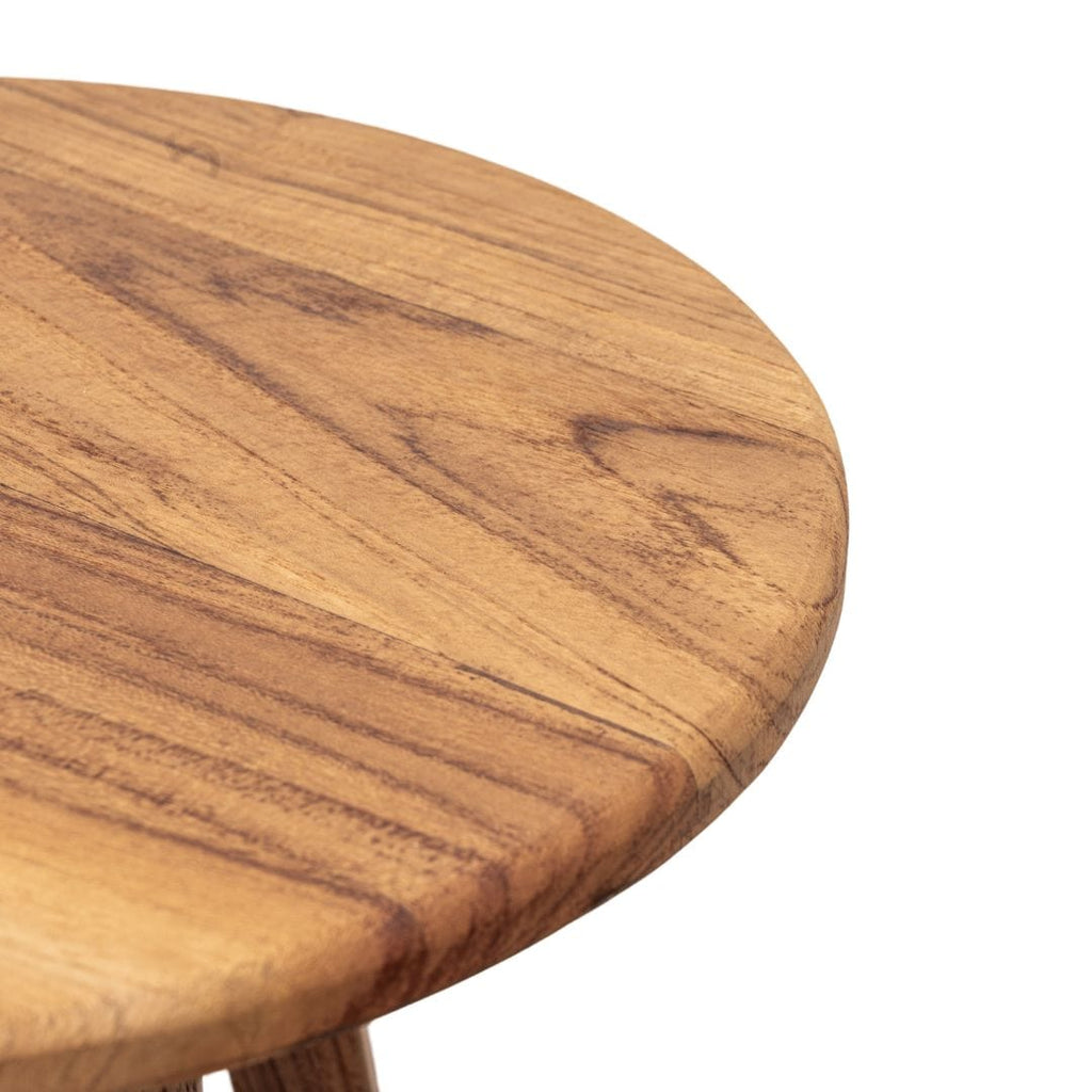 Tabouret de bar Lido en teck | 35 x 66 cm