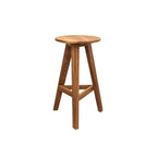 Tabouret de bar Lido en teck | 35 x 66 cm