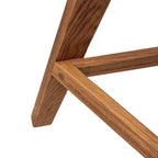 Tabouret de bar Lido en teck | 35 x 66 cm