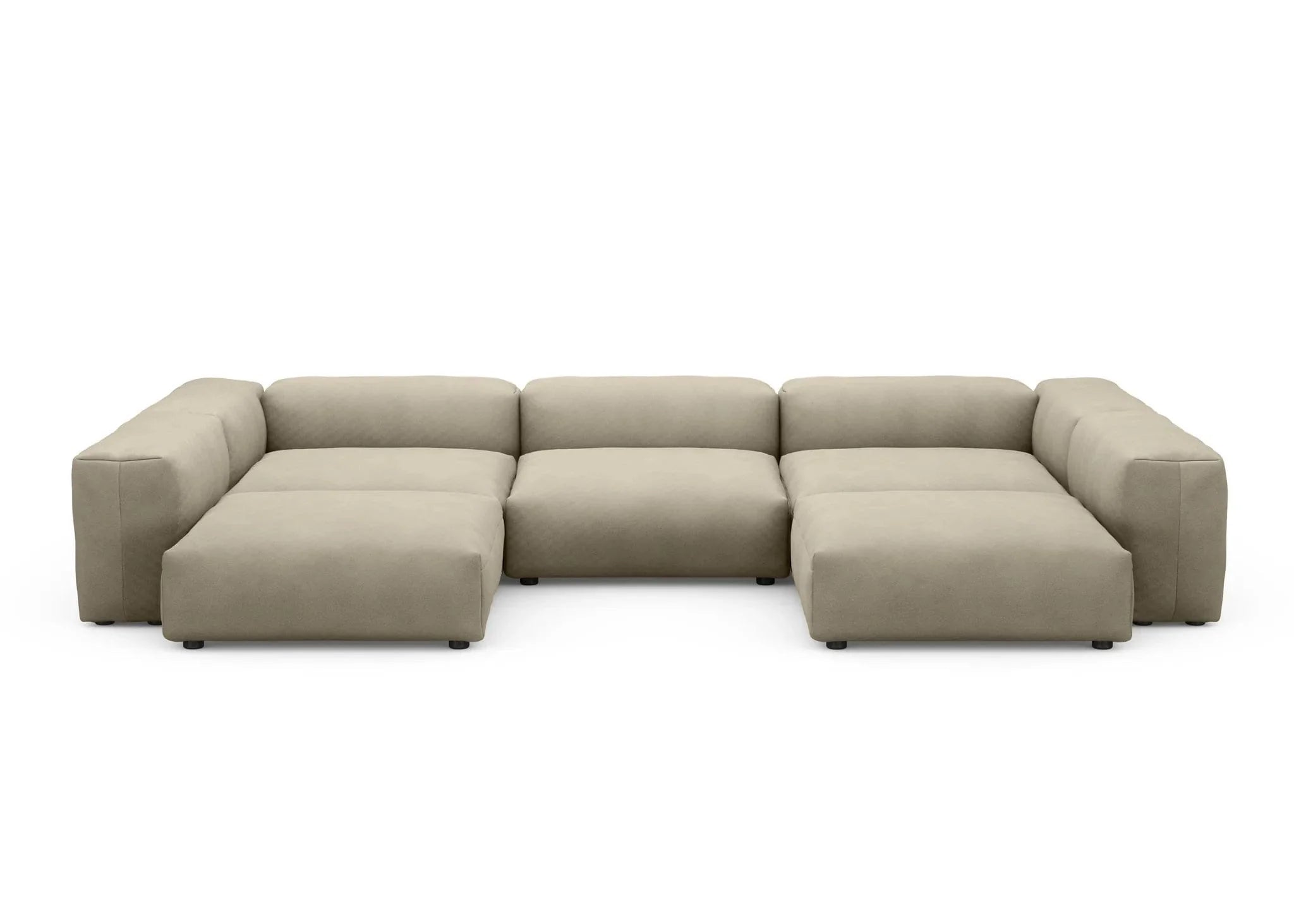 Vetsak Canapé d'extérieur en forme de U L | 378x241,5x60cm