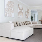 Chaise longue Mykonos Soma, élément gauche | 100 x 170 x 70 cm