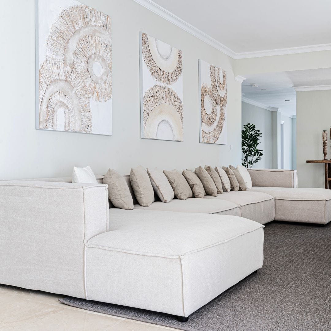 Chaise longue Mykonos Soma, élément gauche | 100 x 170 x 70 cm