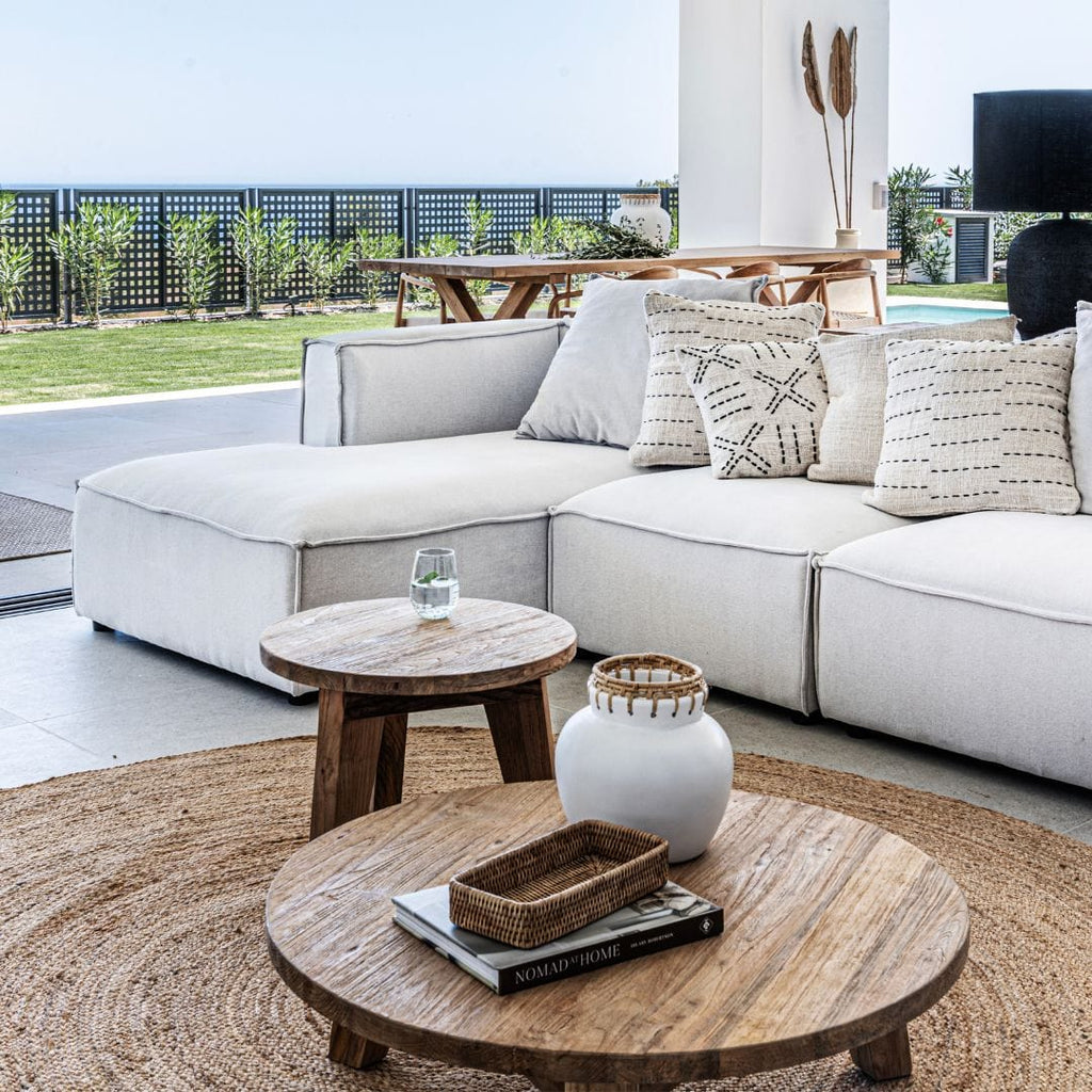 Chaise longue Mykonos Soma, élément gauche | 120 x 170 x 70 cm