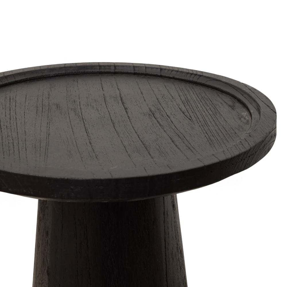 Table basse Nuku | Noire 50 cm