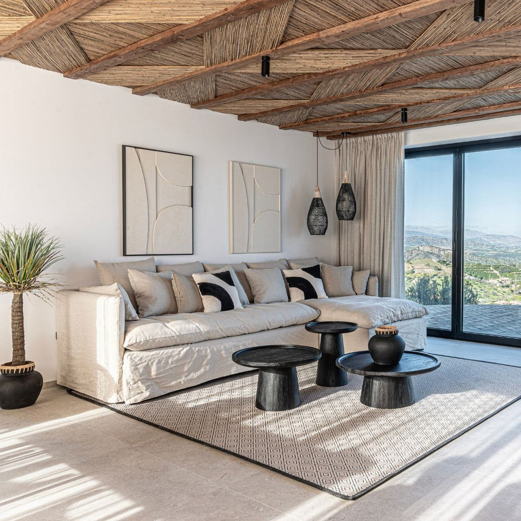 Table basse Nuku | Noire 65 cm