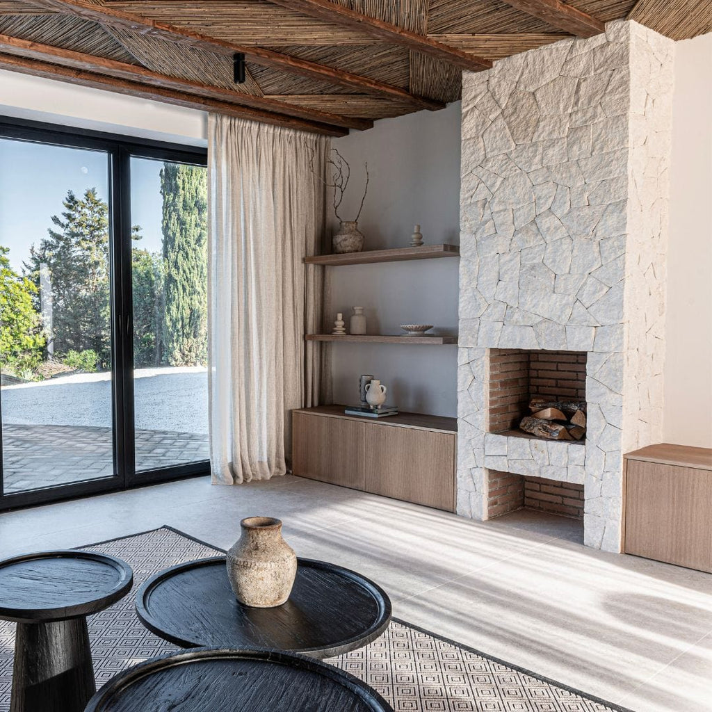 Table basse Nuku | Noire 65 cm