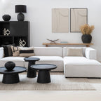 Table basse Nuku | Noire 65 cm