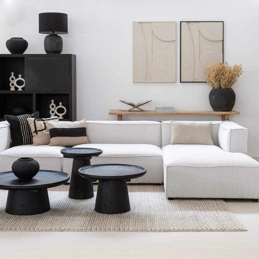 Table basse Nuku | Noire 80 cm