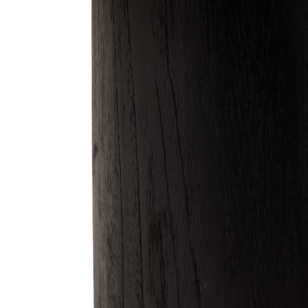 Table basse Nuku | Noire 80 cm